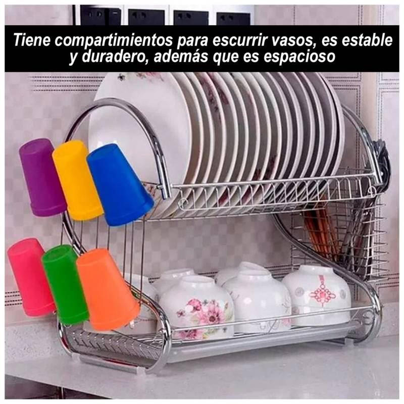 Porta Papel De Cocina 2 Niveles