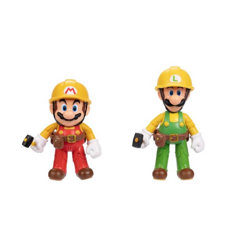 Pack 2 Figuras Mario y Luigi 14cm - 13cm Calidad PVC