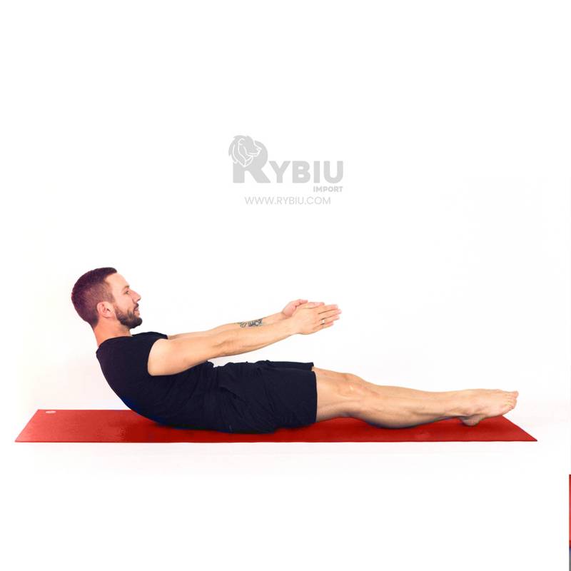 GENERICO - Yoga Tapete Yoga de Goma Rojo 6mm