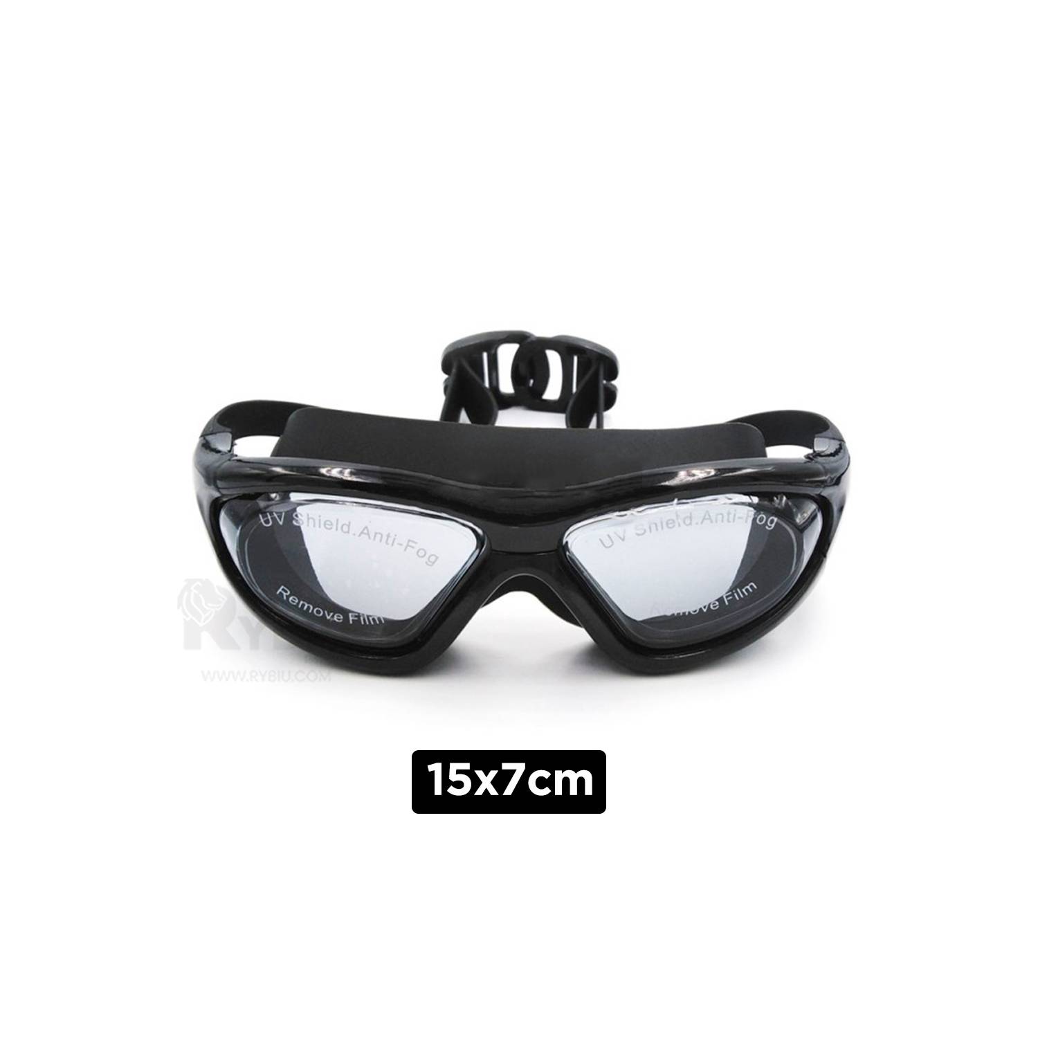 Lentes Natación Full HD + Protección UV Negro | Oechsle