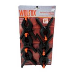 WOLFOX - Set Prensa Resorte 1" 6.6 Lbs x 6 Und Wolfox WF0710