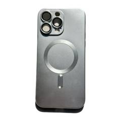 Case Magsafe Silicona Phone 14 Pro Max Silver