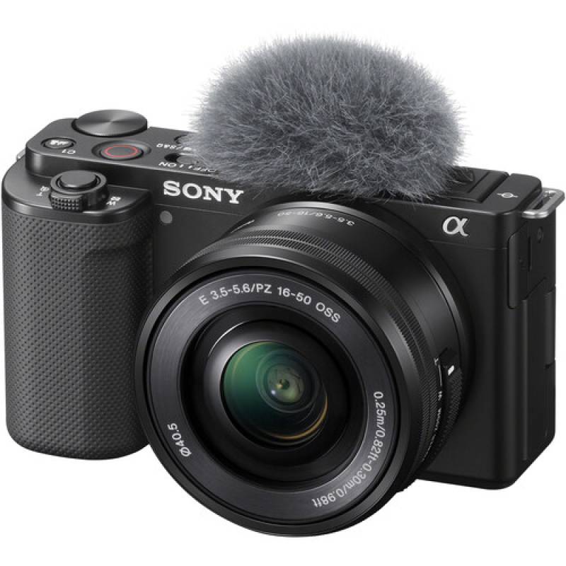 SONY - Sony ZV-E10 Mirrorless Camera with 16-50mm Lens - Negro