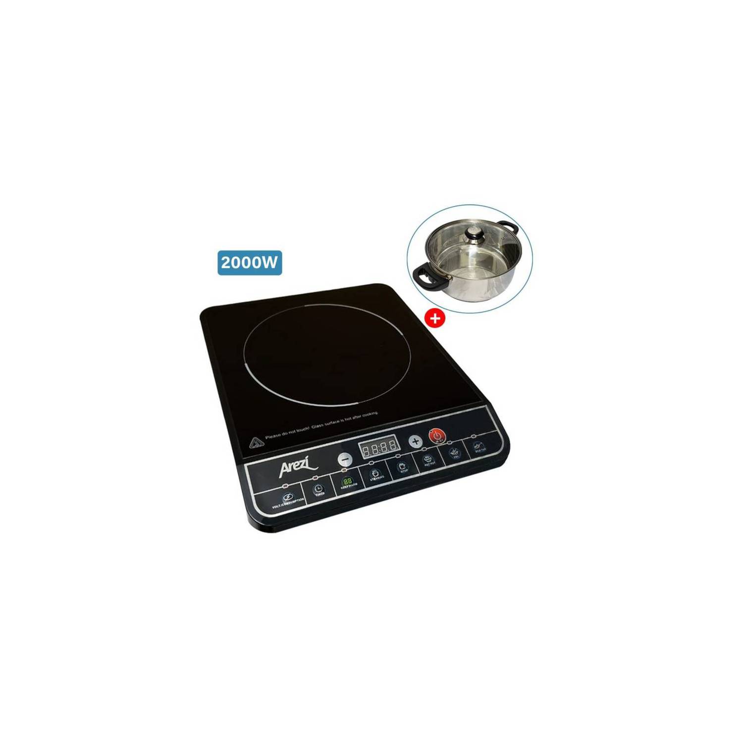 Cocina De Induccion Arezi De 2 Hornillas Color Negra – Dlectro