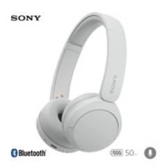 Audífonos Sony WH-CH520 Bluetooth 50 hrs c-micro - Blanco