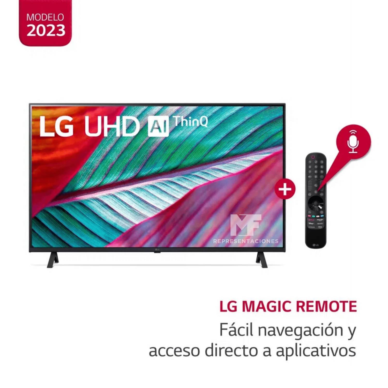 Televisor LG LED 55'' UHD 4K ThinQ AI 55UQ7950