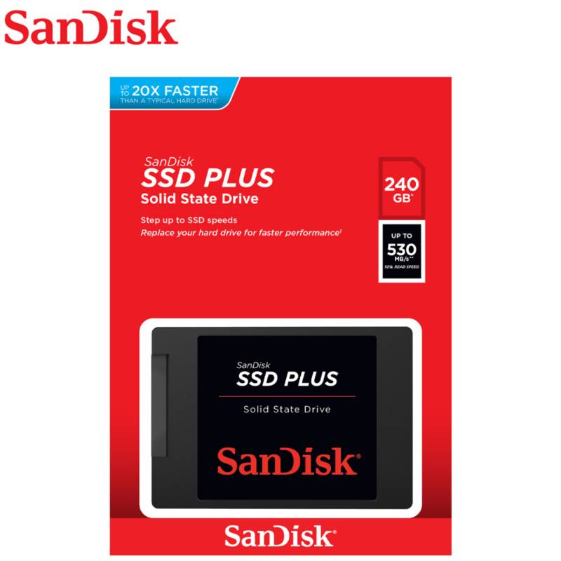 SANDISK - Disco Solido SanDisk SSD PLUS 240GB