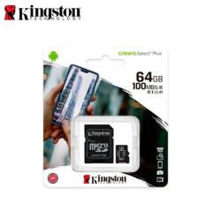 Memoria Micro Sd 64 Gb Kingston Adaptador Clase 10 100 Mb/s