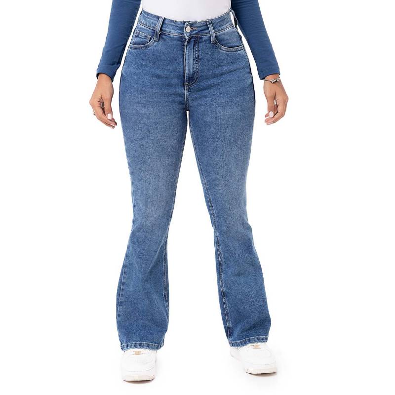 Ripley - PANTALON MODA DENIM STRETCH PARA MUJER HACIA