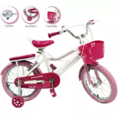 EVEZO - Bicicleta Infantil 903-16 Pink