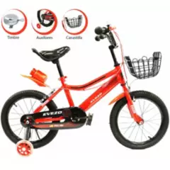 EVEZO - Bicicleta Infantil 902-16 Red