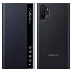 Case Samsung S-View Flip Cover para Galaxy Note 10 Plus Negro