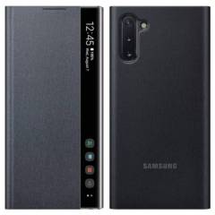 SAMSUNG - Case Samsung S-View Flip Cover para Galaxy Note 10 Normal Negro