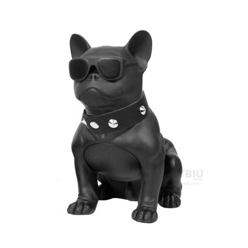 GENERICO - Bocina con Bluetooth Portatil de Forma Perro Negro