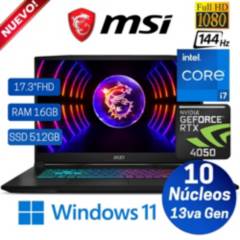 Laptop Gamer Msi Pulse 15 B13Vfk 15.6" FHD Intel Ci7-13700H Ram16GB-Ssd1TB-RTX 4060 8GB-Win11.