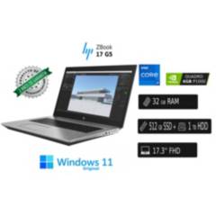 Laptop Hp Zbook 17 G3 Intel I7 32GB RAM 512GB SSD + 1TB HDD