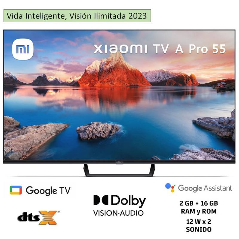 XIAOMI - TELEVISOR XIAOMI 55 TV A PRO LED UHD 4K SMART TV