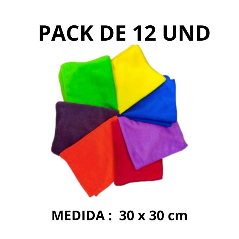 Pack 12 Unidades paños de Microfibra
