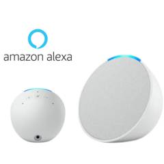 AMAZON - Amazon ALEXA Echo Pop Asistente de voz Color BLANCO