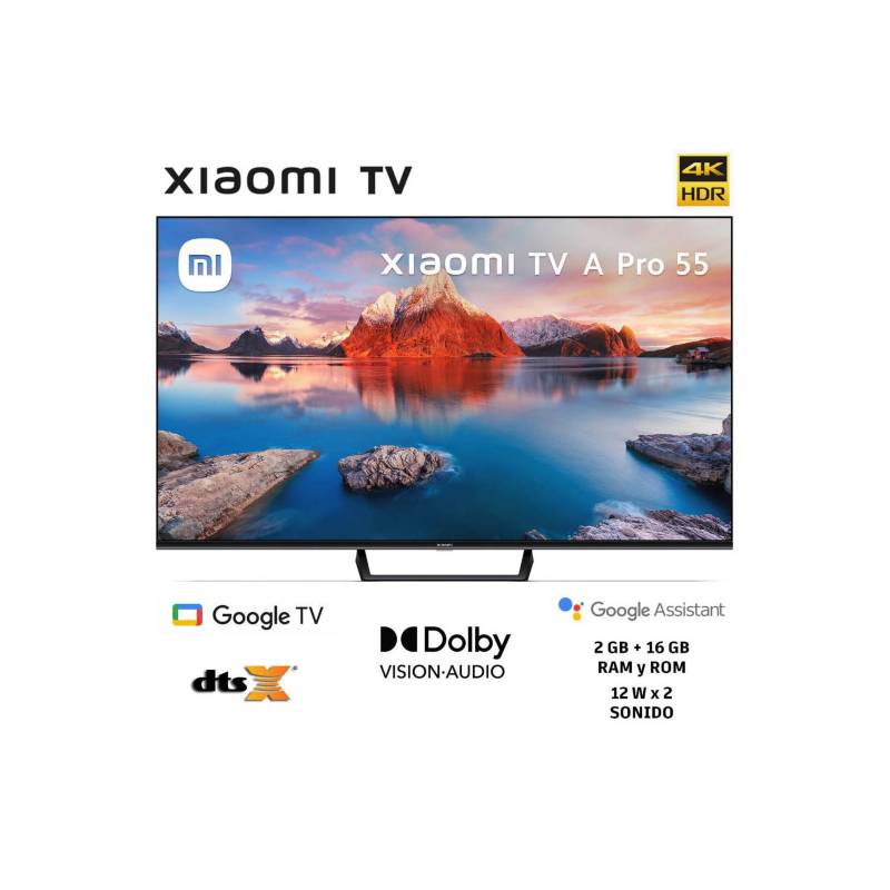 Televisión Xiaomi Tv A Pro 55 4k Uhd