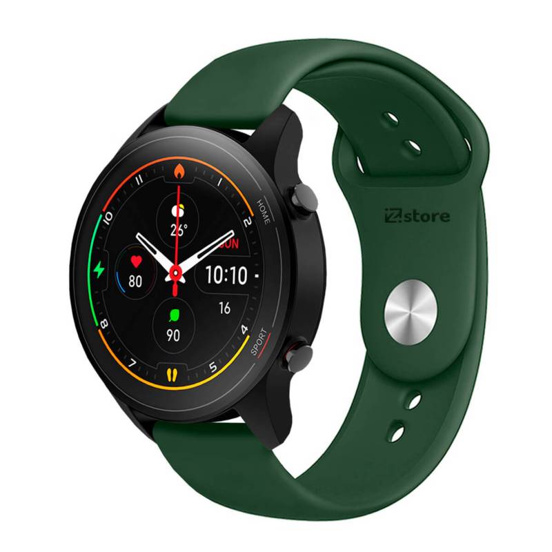 Correa Compatible Con Xiaomi Mi Watch Color Verde Militar Broche 22mm  GENERICO