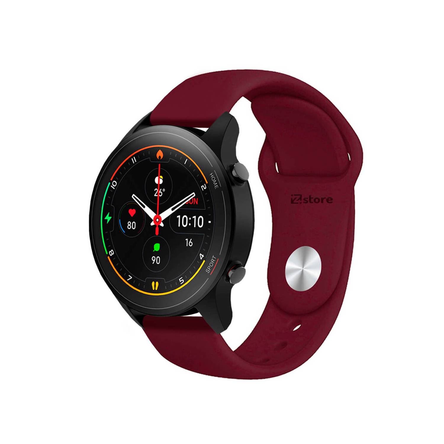 Para Xiaomi MI Watch Color 22mm Correa de reloj de silicona con