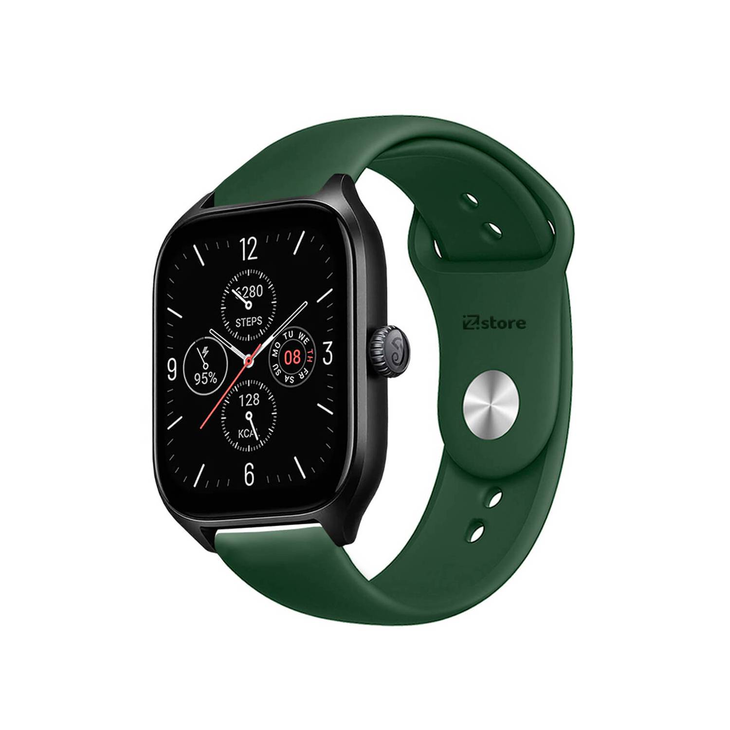 Correa silicona Amazfit Band 7 (verde militar) 