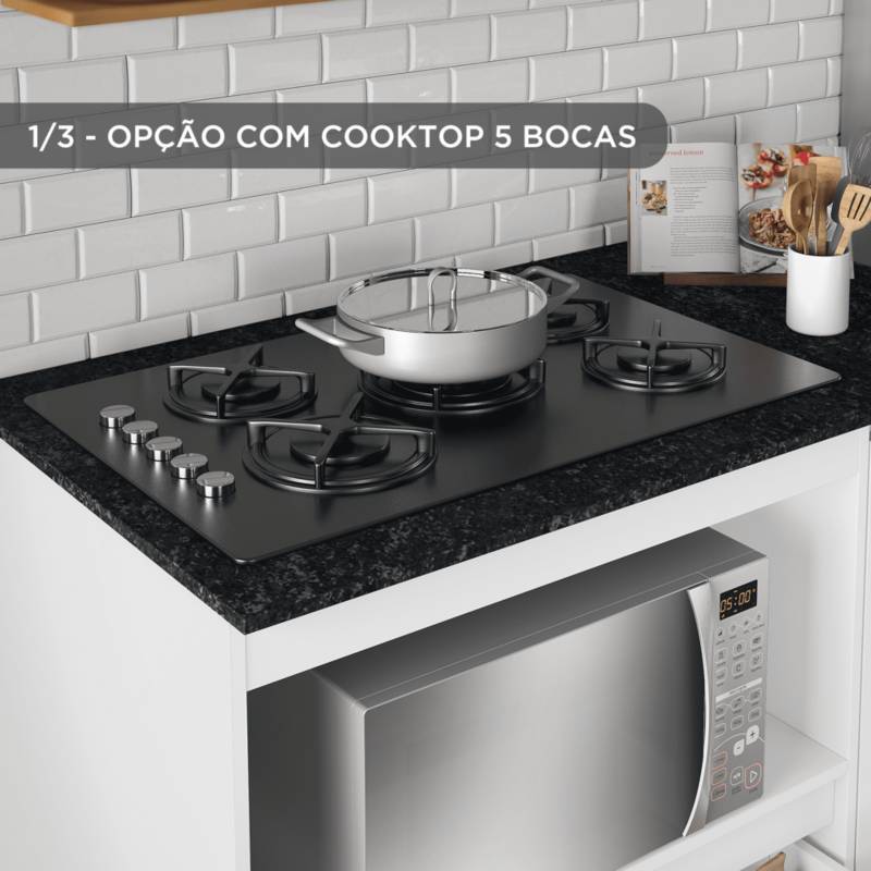 Mueble para Cocina Cooktop NT 3050 MDP Café Soportex SOPORTEX