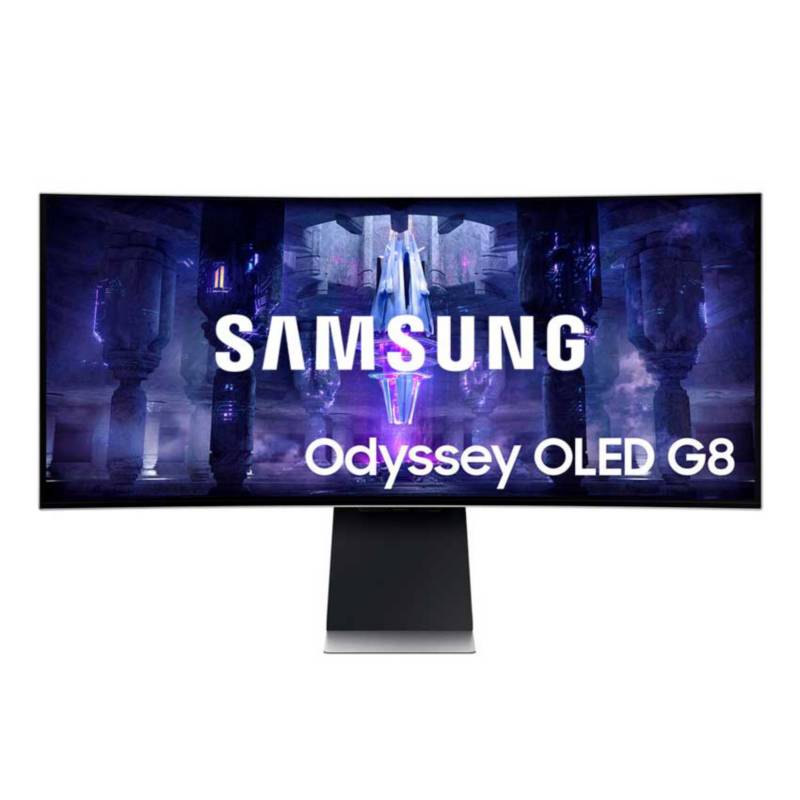 SAMSUNG - Monitor Odyssey 34” Samsung G8 OLED 175HZ 01ms Ultra WQHD Mini DPWIFI
