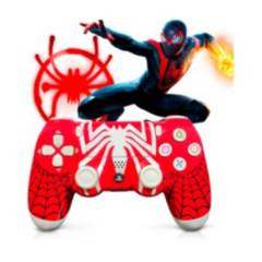 Mando Inalámbrico Ps4 Control Bluetooth Spiderman Rojo