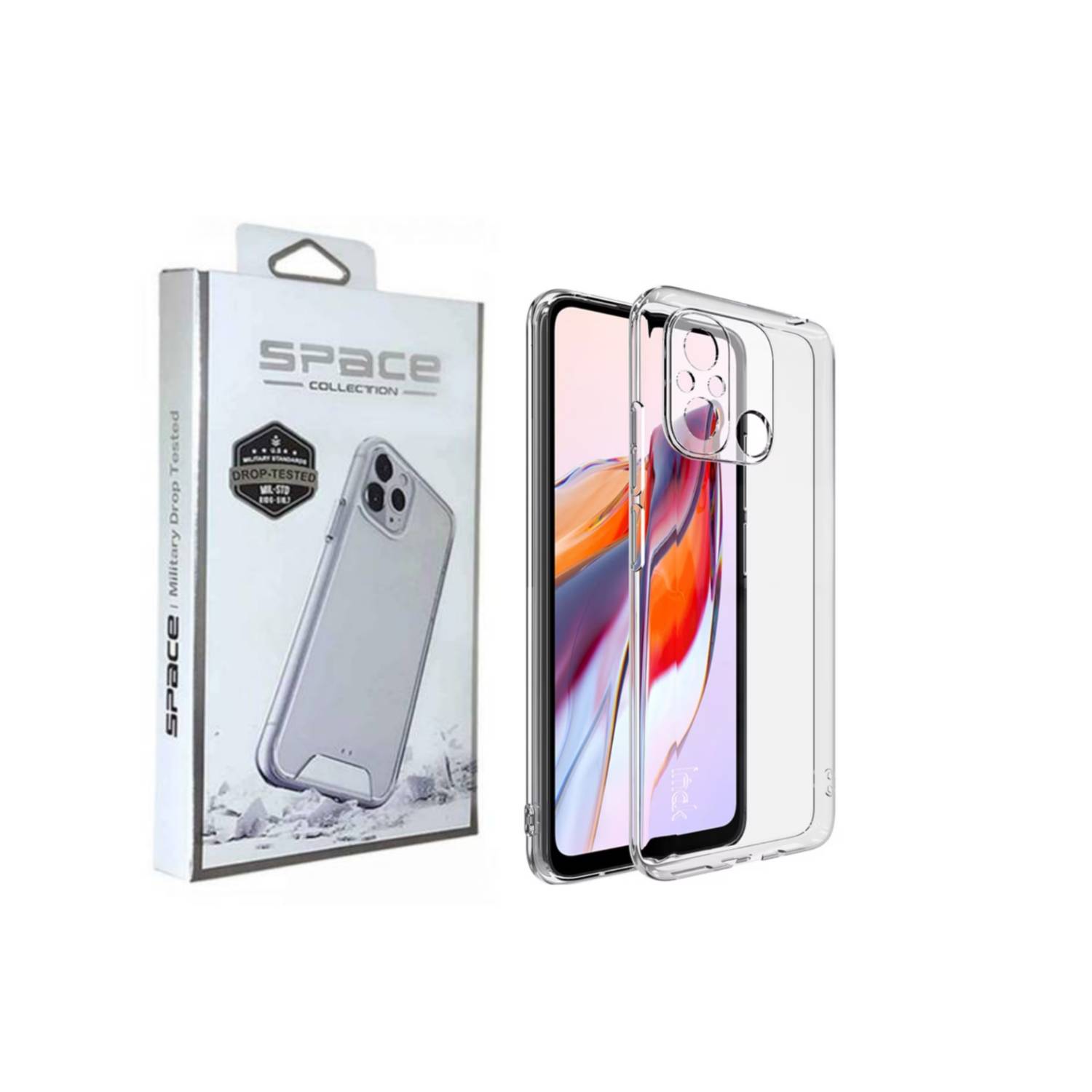 Funda Xiaomi Redmi 12C Transparente Candy Series - Dealy