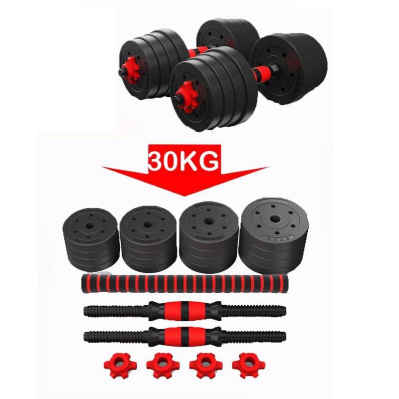 Set de Mancuernas Convertibles de 30Kg – Real Fitness