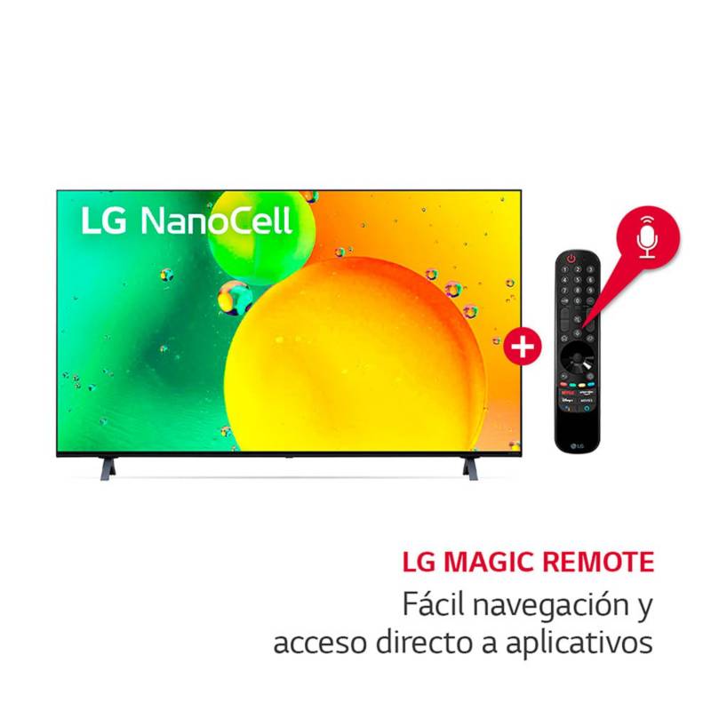 LG - Televisor LG 75 NANOCELL UHD 4K Smart 75NANO75SQA