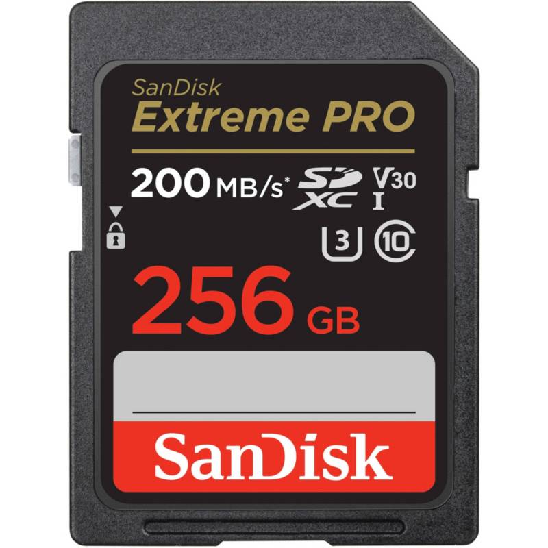 SANDISK - SanDisk Memoria 256GB Ultra SDXC UHS-I 200MBs V30 SDSDXXD-256G-GN4IN