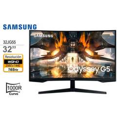 Monitor 32” Samsung Odyssey G5 Full HD WQHD 2K 165Hz 1ms Curvo