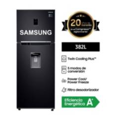 Refrigerador Samsung Top Freezer 384 Lts No Frost RT38K5930BS - Negro