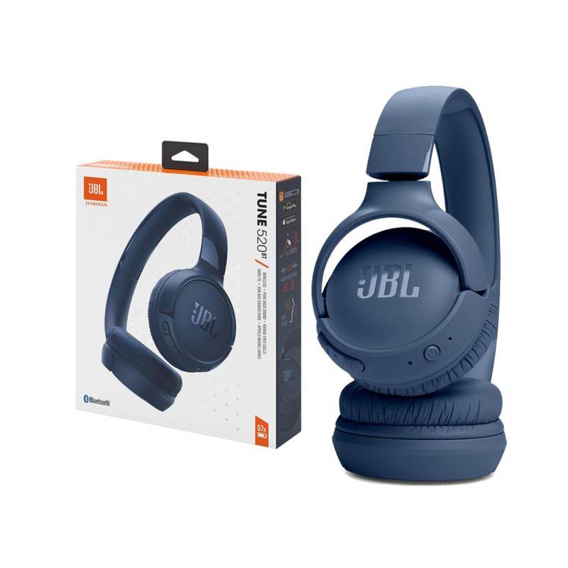 Auricular JBL Bluetooth TUNE520BT Blue Imagen y Audio Auriculares