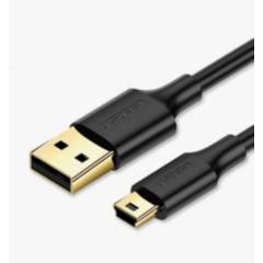 UGREEN - Cable Mini Usb 2.0 Compatibilidad Universal Mp4 Pc 1m Gps - ORO