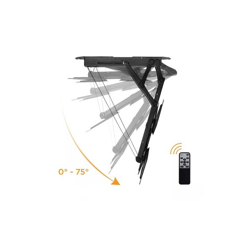 Rack electrico para TV 32 A 55 pulg para mueble o techo oculto- Montech