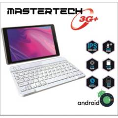 MASTERTECH - TABLET MASTERTECH 8'' 3G M2M-3T  TECLADO INALAMBRICO 16GB 2GB ANDROID 11- ROJO