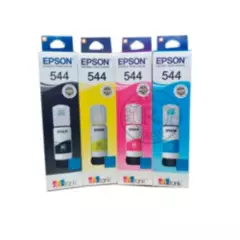 EPSON - Kit de 4 tintas Epson 544, Cian,Magenta, Yellow,Black JUEGO T544