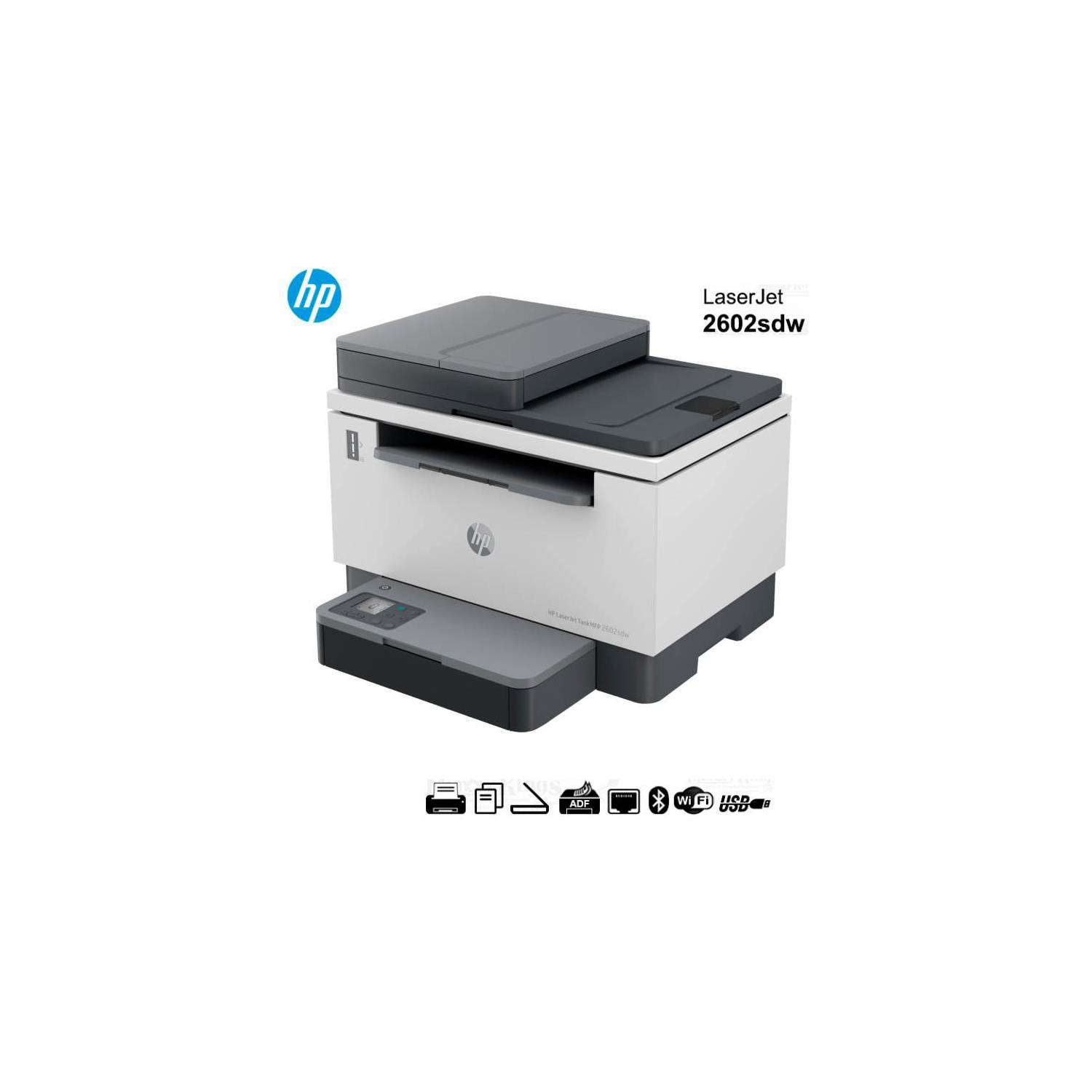 Impresora Laser Multifuncional HP LaserJet Tank MFP 2602sdw