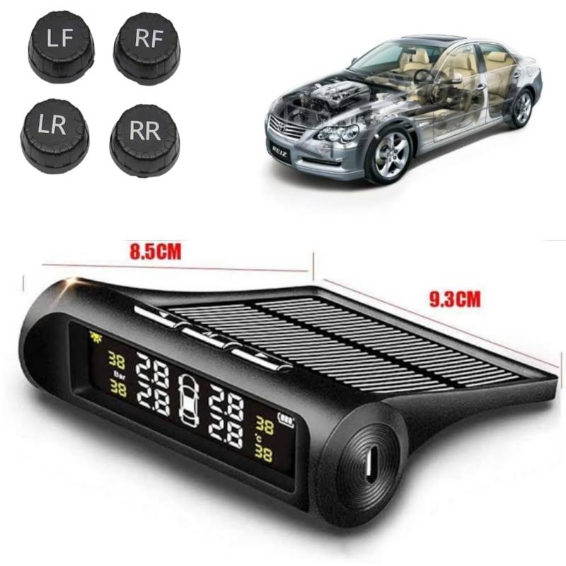 GENERICO Sensor Sistema Monitoreo Medidor De Presión Neumáticos Tpms…