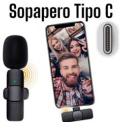 Micrófono Solapero Inalámbrico TIPO C para Celular Smartphone