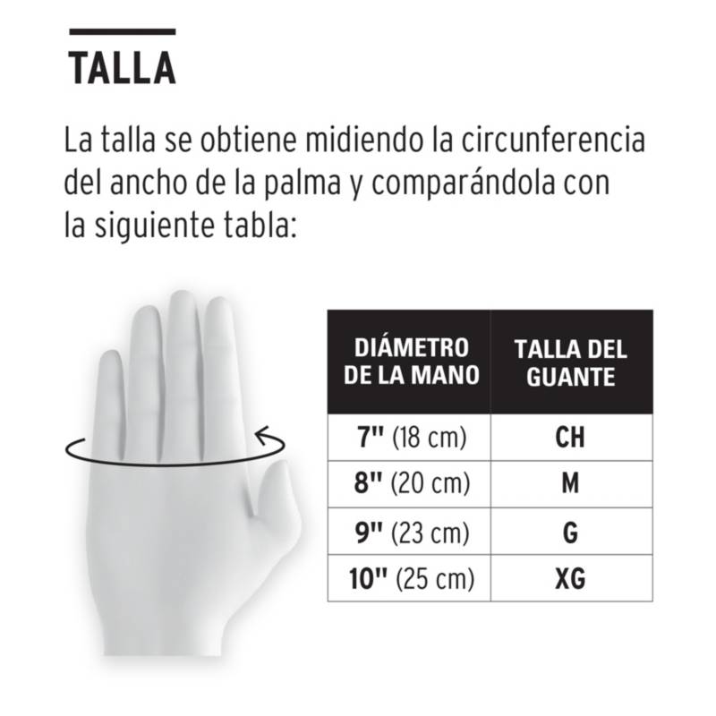 Guantes de nylon recubiertos de nitrilo CH Truper TRUPER