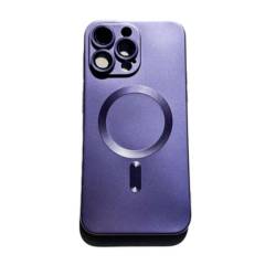 Case Magsafe Silicona Phone 13 Pro Max Morado