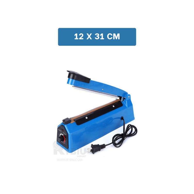 Maquina Industrial para Sellar Bolsas 31cm Azul GENERICO