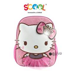 Scool - Mochila Kids Magic con Luces-Sonido Hello Kitty