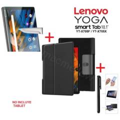 Case Magnética + Mica Vidrio + Lápiz para Lenovo Yoga Tab 10.1 YT-X705