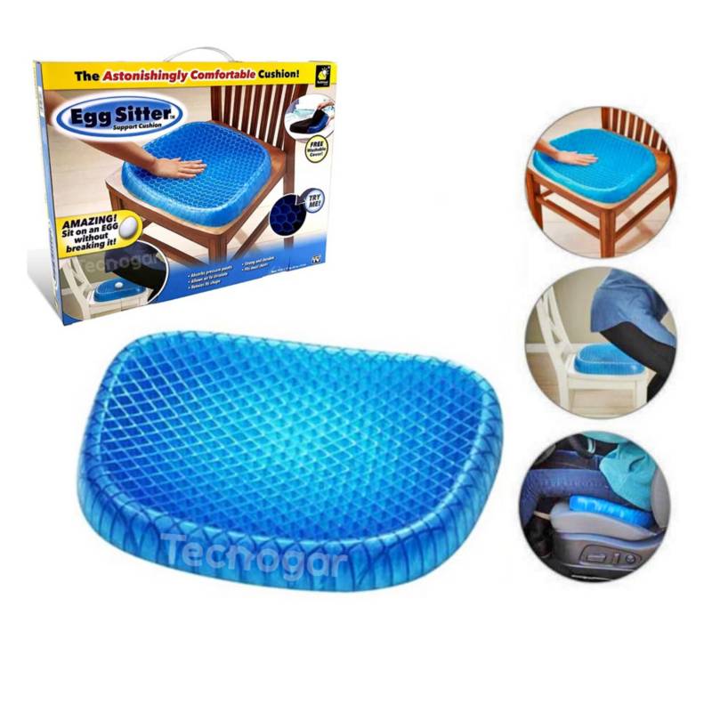 Cojin Ortopedico Gel Para Auto Asiento Oficina De 1000gr GENERICO